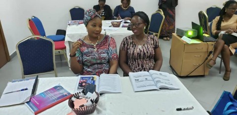 UTC Training participants at a training session, November 2019, Lagos Nigeria