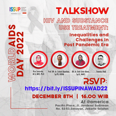 ISSUP Indonésia Dia Mundial da AIDS 2022 Talkshow