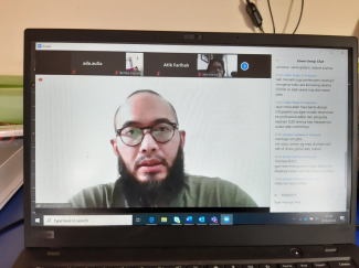 the regular virtual meetings on drug treatment services during COVID-19 pandemic in Indonesia moderated by UNODC National Mentor for Indonesia.