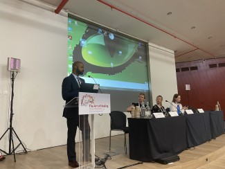 Goodman S. moderating the session Healing Pathways: Exploring Treatments Approaches in Substance Use. Dr Goodman Sibeko ISSUP Greece Thessaloniki
