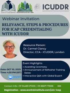 Ecolink with ICUDDR on ICAP credentialing