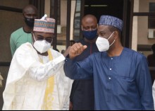 Президент нигерийского отделения ISSUP с председателем/главным исполнительным директором NDLEA