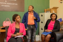 آئی ایس ایس یو پی کینیا نے ڈی ڈی آر میں دلچسپی رکھنے والے مقامی نوجوانوں سے ملاقات کی