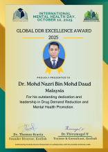 Certificate of recognition for Dr. Nazri